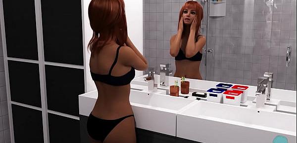  INTERTWINED 25 • Fucking blonde Julia in the bathroom